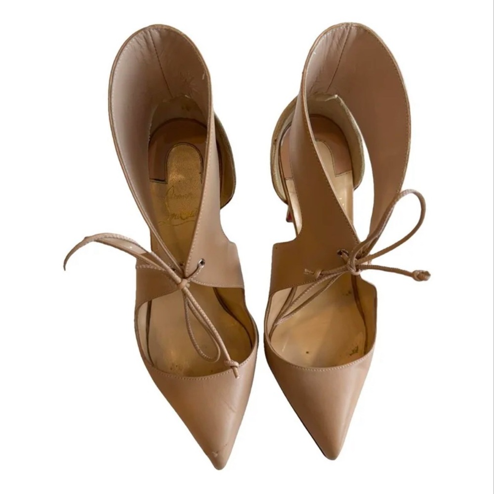 Christian Louboutin Tan Heels